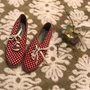Adorable poka dot Keds